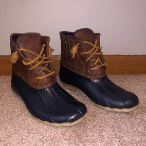 Sperry Saltwater Duck Boots Size 3 (girls)